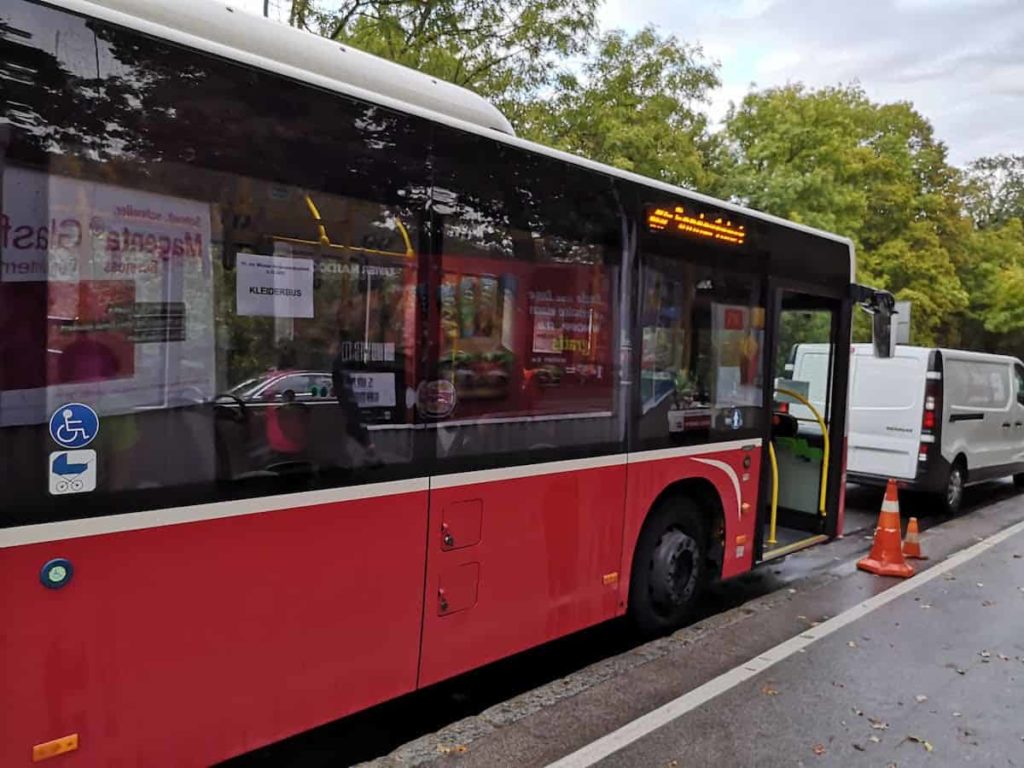 clothes transport bus